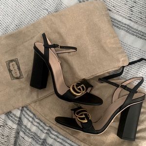 Gucci woman heel size 6 1/2. Only used once.